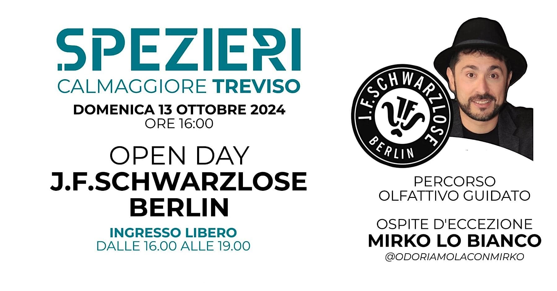 OPEN DAY J.F. SCHWARZLOSE BERLIN avec ODORIAMOLA CON MIRKO